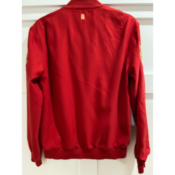 "Adidas Manchester United CNY Bomber Jacket - Red - Size S - Men's 165" - Picture 7 of 11